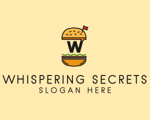 Burger Sandwich Resto logo design