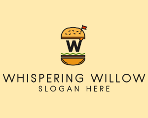 Burger Sandwich Resto logo design