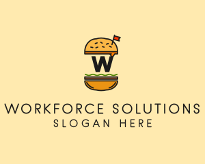 Burger Sandwich Resto logo design