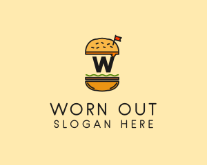 Burger Sandwich Resto logo design