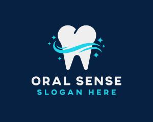 Dental Tooth Sparkle logo