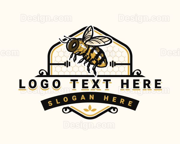 Bee Organic Honey Logo