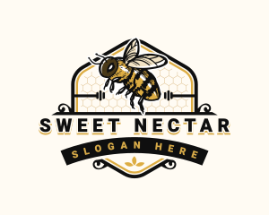 Bee Organic Honey logo design