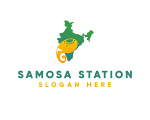Elegant Indian Elephant logo