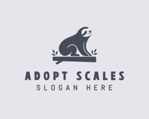 Sloth Animal Zoo logo design