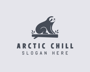 Sloth Animal Zoo logo design