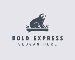 Sloth Animal Zoo logo design