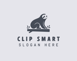 Sloth Animal Zoo logo design