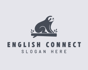 Sloth Animal Zoo logo design