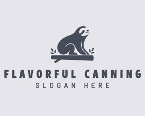 Sloth Animal Zoo logo design