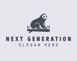 Sloth Animal Zoo logo design