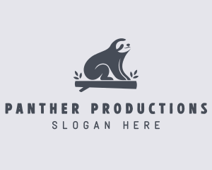 Sloth Animal Zoo logo design