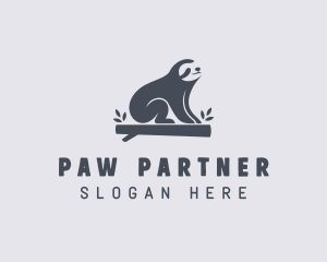 Sloth Animal Zoo logo design