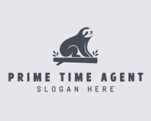 Sloth Animal Zoo logo design