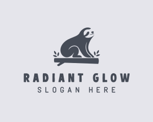 Sloth Animal Zoo logo design