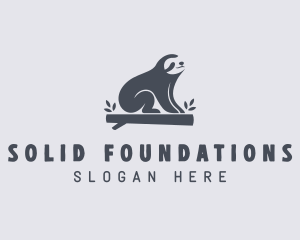 Sloth Animal Zoo logo