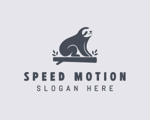 Sloth Animal Zoo logo design