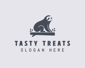 Sloth Animal Zoo logo design