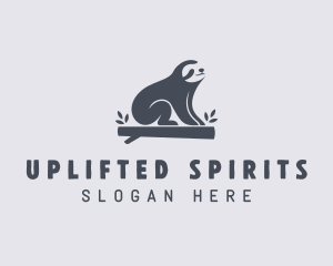 Sloth Animal Zoo logo design