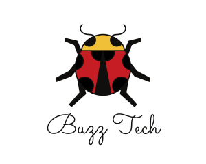 Geometric Lady Bug logo