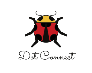 Geometric Lady Bug logo