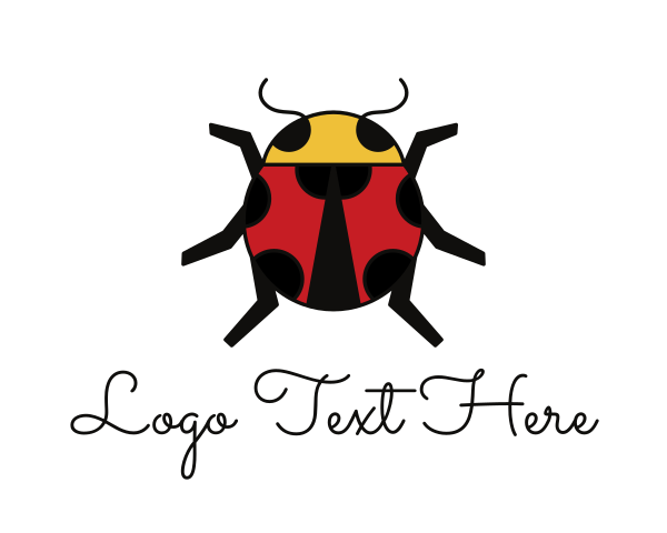 Red Insect logo example 2