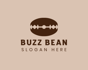 Razor Cafe Coffee Bean logo design