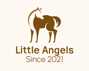Brown Horse Stallion logo