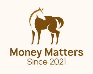 Brown Horse Stallion logo