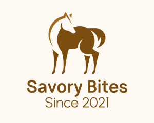 Brown Horse Stallion logo