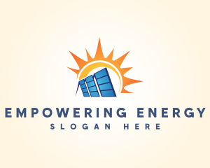 Sun Power Energy  logo design