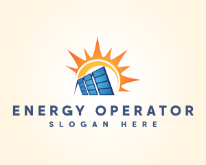 Sun Power Energy  logo design