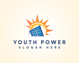 Sun Power Energy  logo design