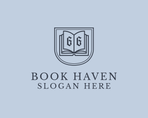 University Education Book logo design