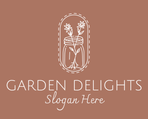 Aesthetic Floral Garden  logo design