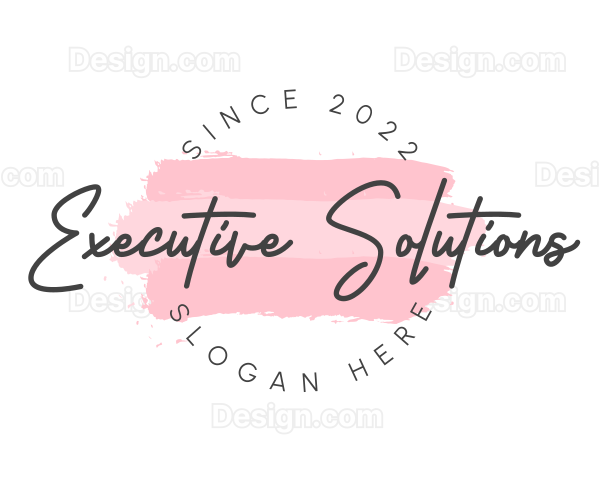 Makeup Boutique Wordmark Logo