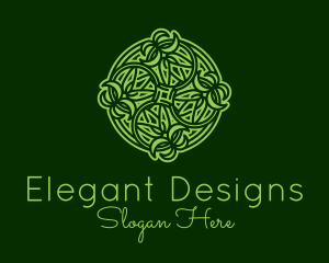 Intricate Nature Ornament  logo