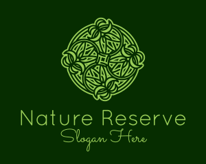 Intricate Nature Ornament  logo design