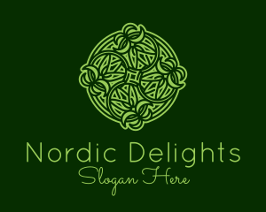 Intricate Nature Ornament  logo design