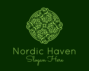 Intricate Nature Ornament  logo design