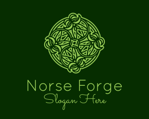 Intricate Nature Ornament  logo design