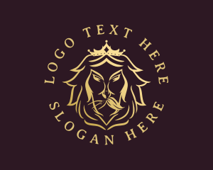 Gold Lion King logo