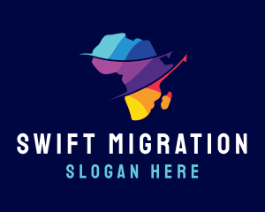 Migration Travel Africa logo design