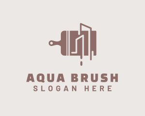 Building Paint Brush logo design