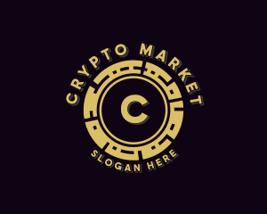 Crypto Currency Coin logo design