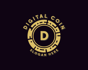 Crypto Currency Coin logo design