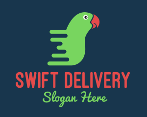 Fast Delivery Parrot logo design