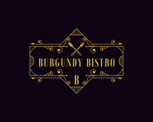 Fine Dining Restaurant Cutlery logo design