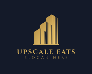 Upscale Premium Building logo design