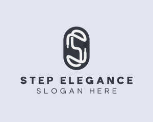 Letter S Shoelace  logo design